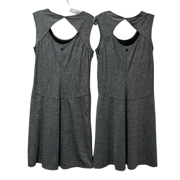 Prana Small Gray Cap Sleeve Athletic Built in Bra Dress Lot Bundle Y10 - Picture 2 of 4